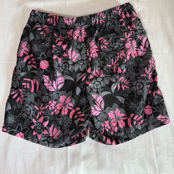 Tommy Bahama Swim Trunk Size Medium Paradise Pink Floral Print Beach Vacation - Picture 6 of 6